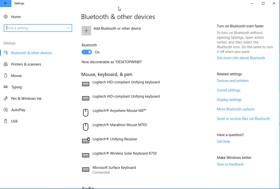 Windows 10 Turn Bluetooth Off